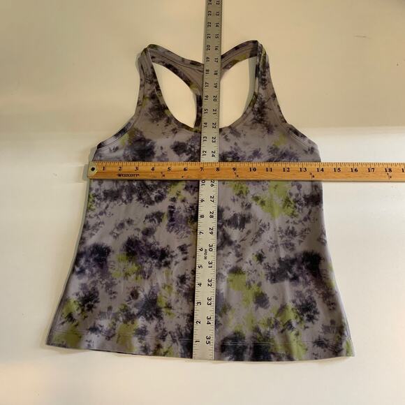 Lululemon Tank Top Womens 6 Multi Nulu Cool Racerback Tie Dye Scoop Neck Active - Picture 6 of 8